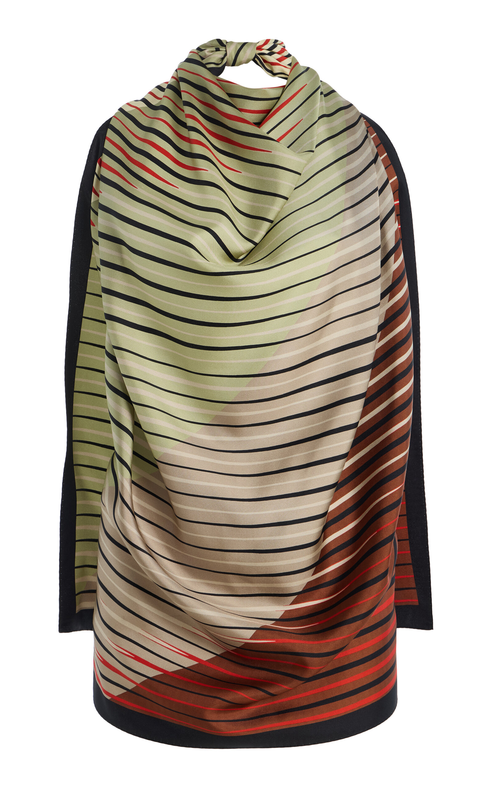 KALLMEYER KALLMEYER Fluted SilkTwill Scarf Top
