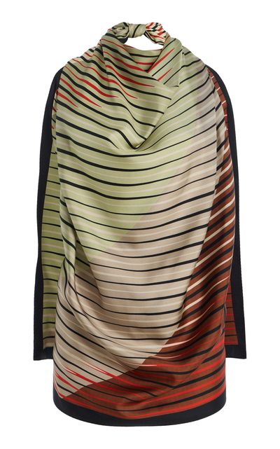 KALLMEYER KALLMEYER Fluted SilkTwill Scarf Top
