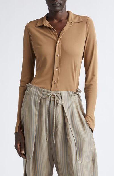 Kallmeyer Frankie Matte Jersey Button-Up Shirt