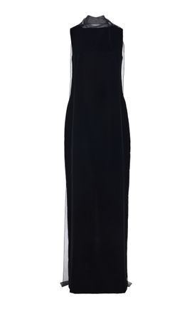 KALLMEYER KALLMEYER Griei Scarf velvet Maxi Dress