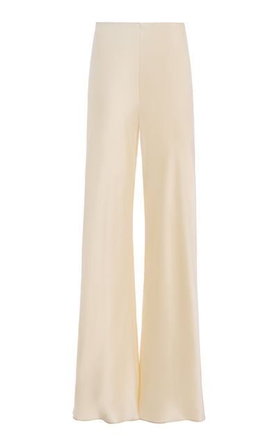 KALLMEYER KALLMEYER Lior Straight Leg Silk Charmeuse Pants