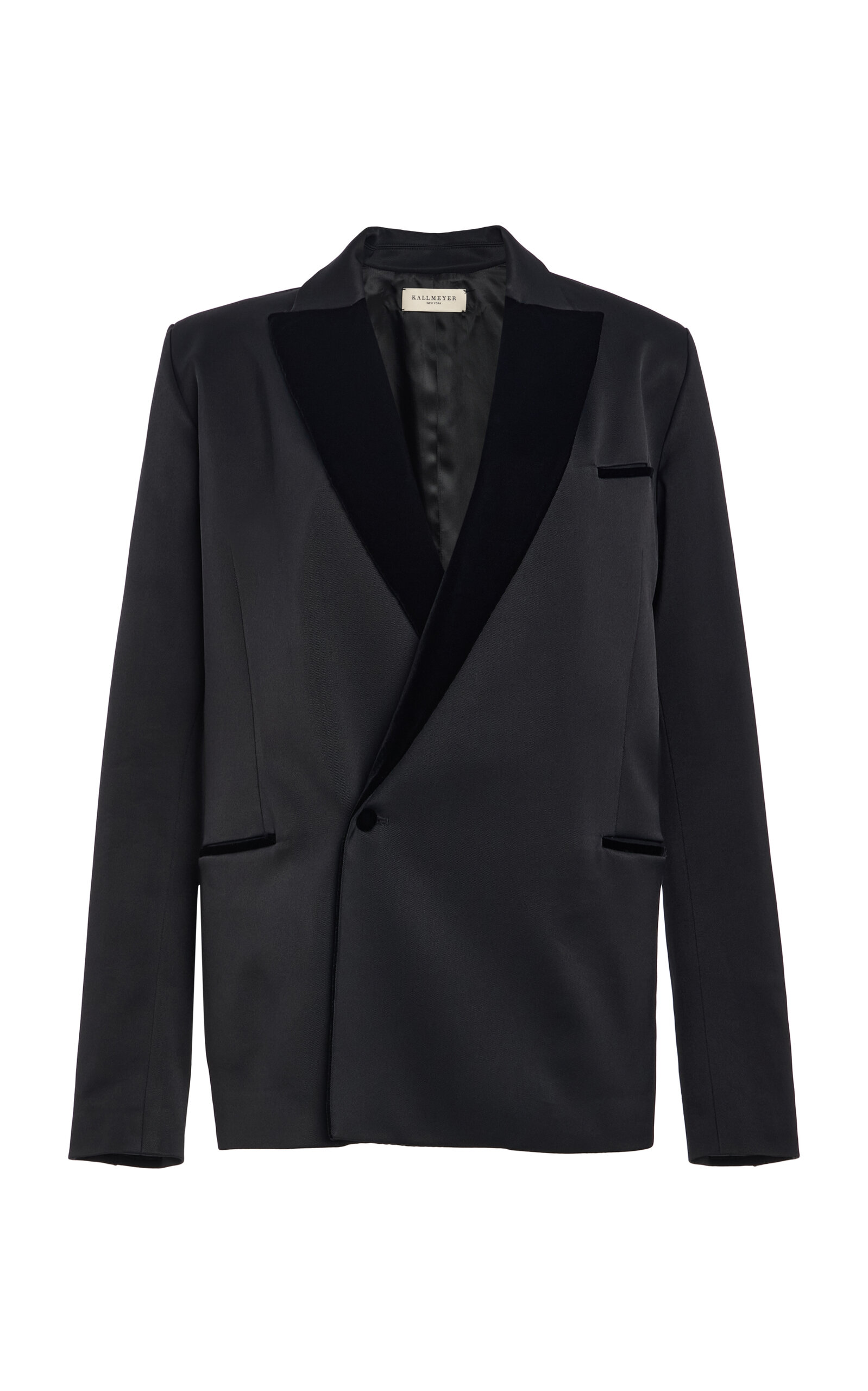 KALLMEYER KALLMEYER Lowen Double Breasted Twill Tuxedo Blazer