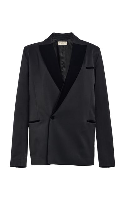 KALLMEYER KALLMEYER Lowen Double Breasted Twill Tuxedo Blazer