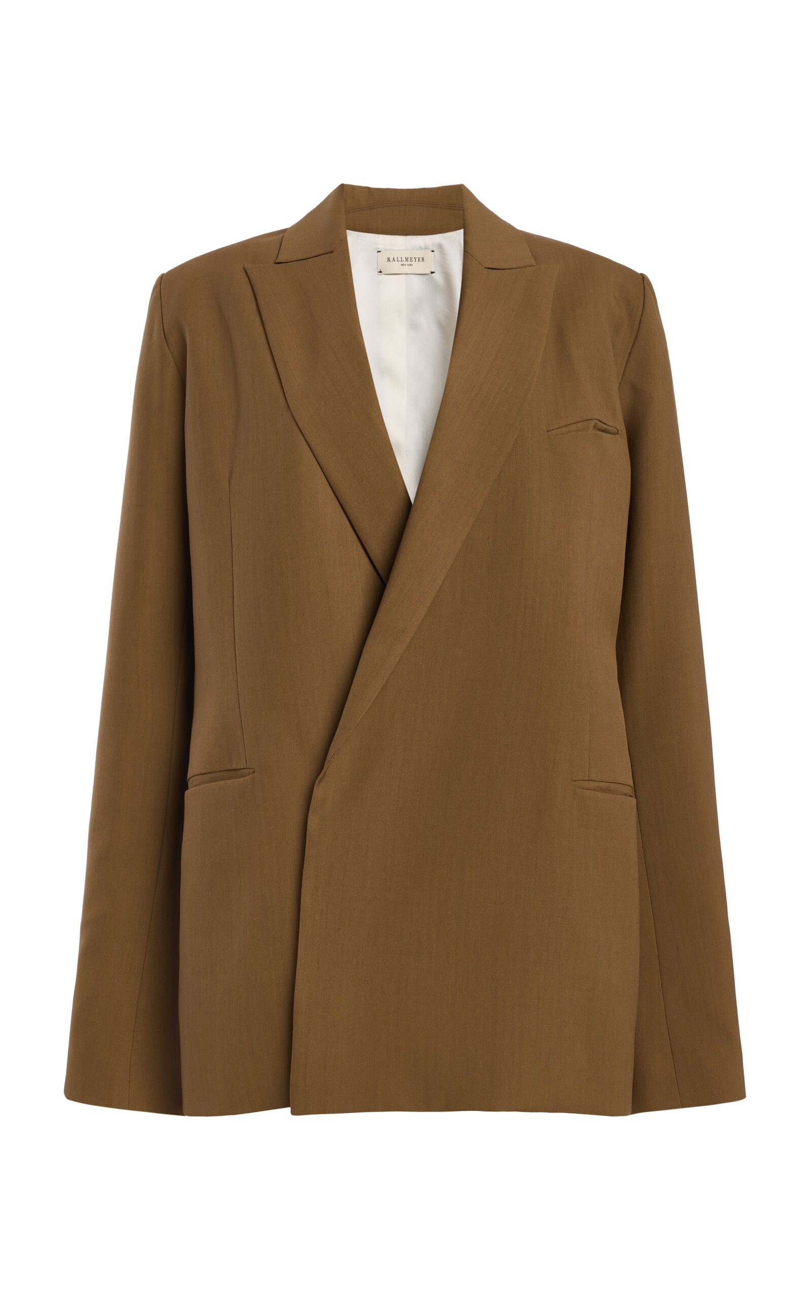 KALLMEYER KALLMEYER Lowen Double Breasted Wool Suiting Blazer