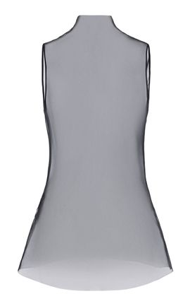 KALLMEYER KALLMEYER Marfa Sleeveless Funnelneck Silk Organza Top