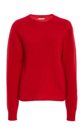 KALLMEYER KALLMEYER Nina Ultrafine Merino Seamless Crewneck Red XS