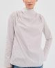 Kallmeyer Kallmeyer Penelope Draped Blouse Dove Stripe - 2