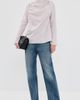 Kallmeyer Kallmeyer Penelope Draped Blouse Dove Stripe - 5