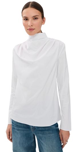 Kallmeyer Kallmeyer Penelope Draped Blouse White
