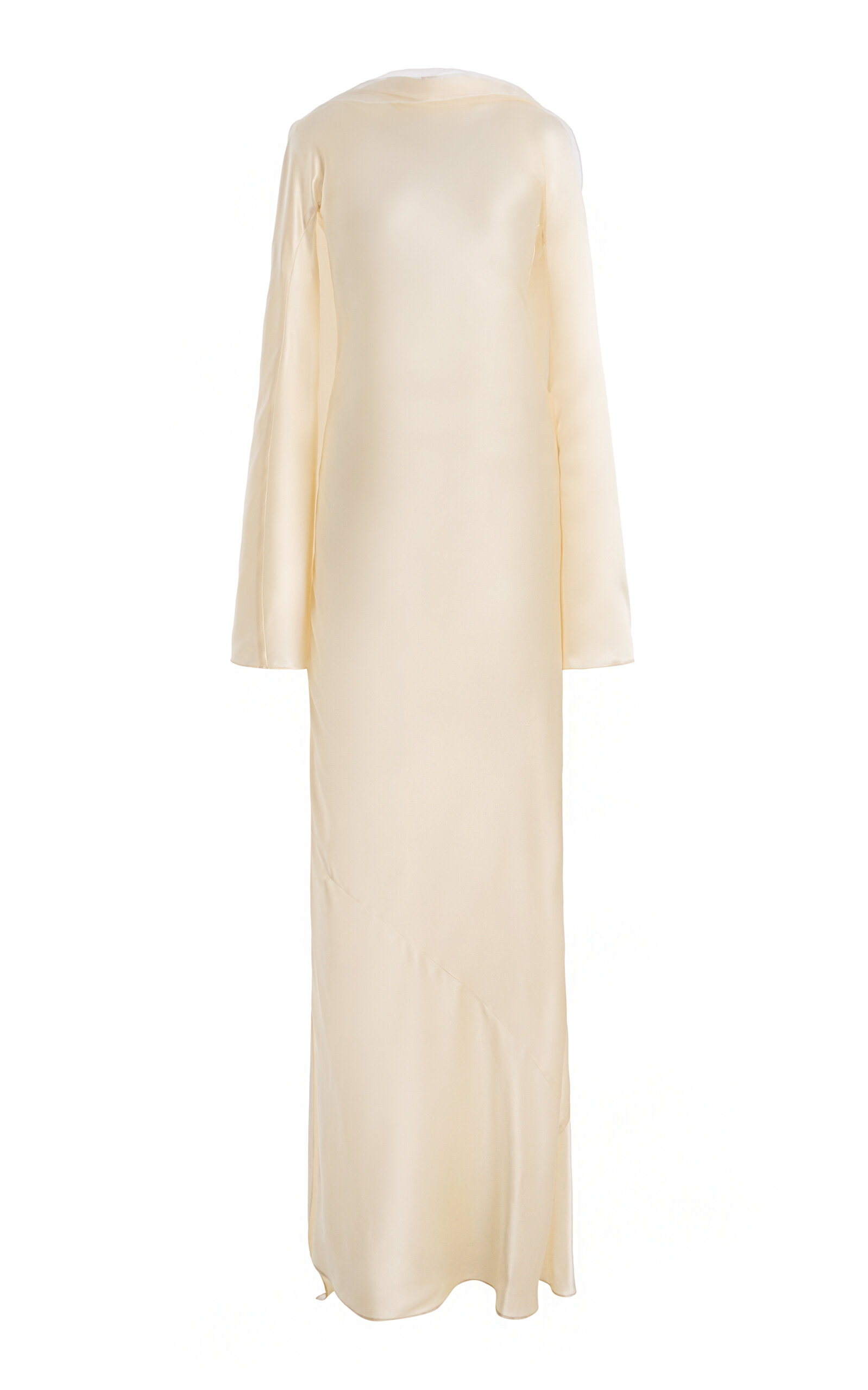 KALLMEYER KALLMEYER Taylor Scarf Sill Charmeuse Maxi Dress