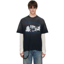 Kamiya Kamiya Black 'Stay True To Your Dream' Pocket T-shirt