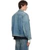 Kamiya Kamiya Blue Distressed Denim Trucker Jacket - 3