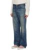 Kamiya Kamiya Blue Distressed Straight Jeans - 4