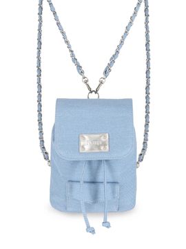KAMJA Denim Mini Backpack_Light Blue