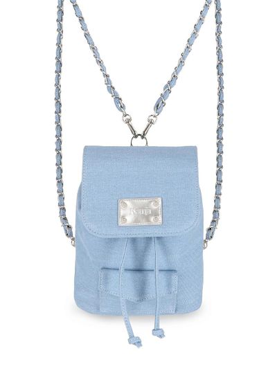KAMJA Denim Mini Backpack_Light Blue