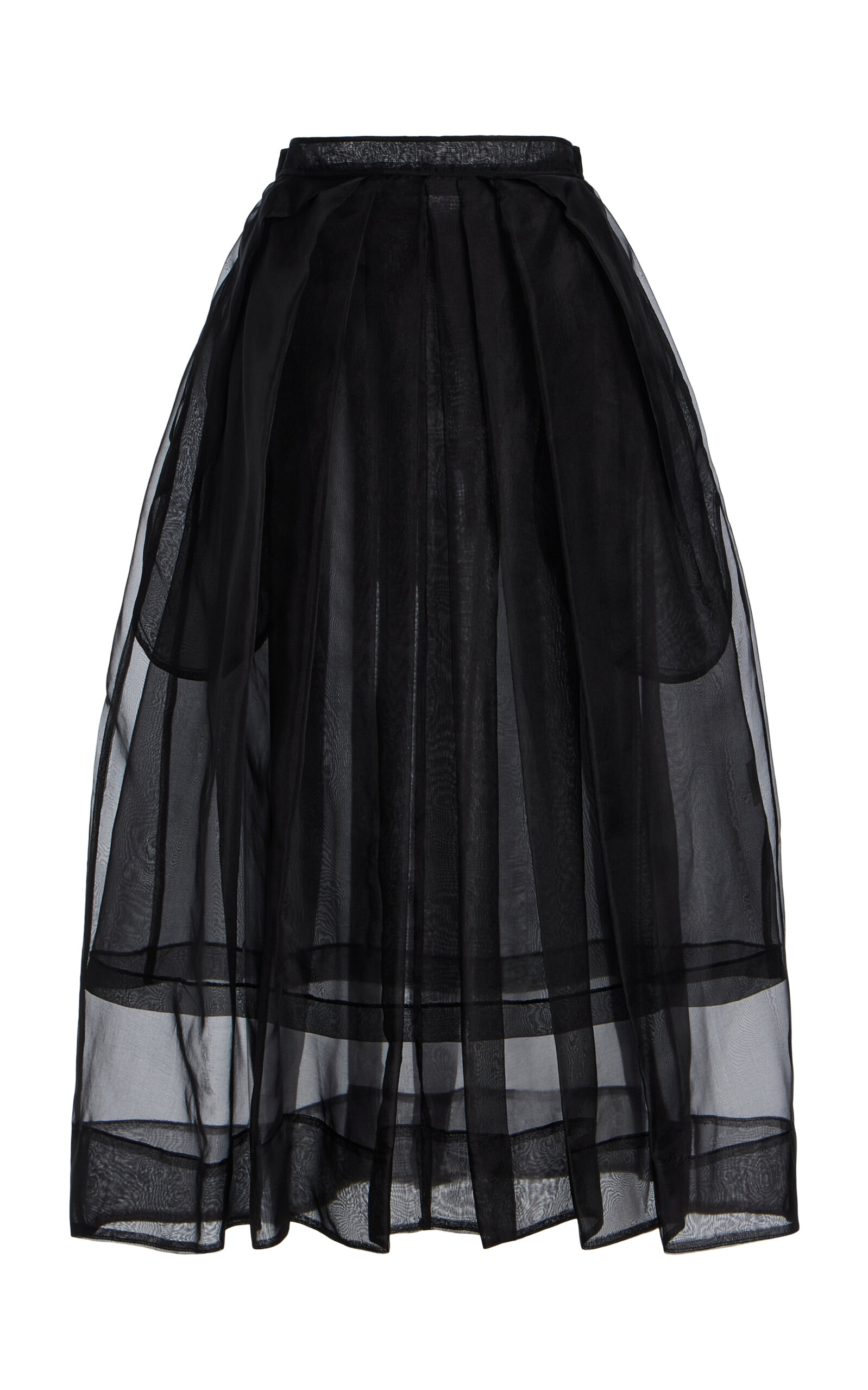 Kamperett Kamperett Exclusive Brise Silk Organza Midi Skirt