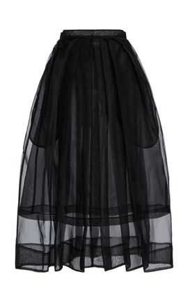 Kamperett Kamperett Exclusive Brise Silk Organza Midi Skirt