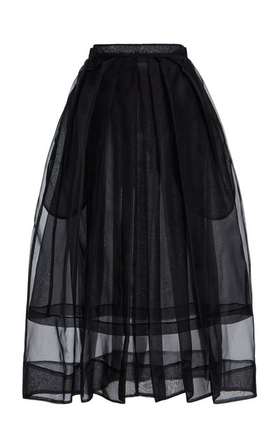 Kamperett Kamperett Exclusive Brise Silk Organza Midi Skirt