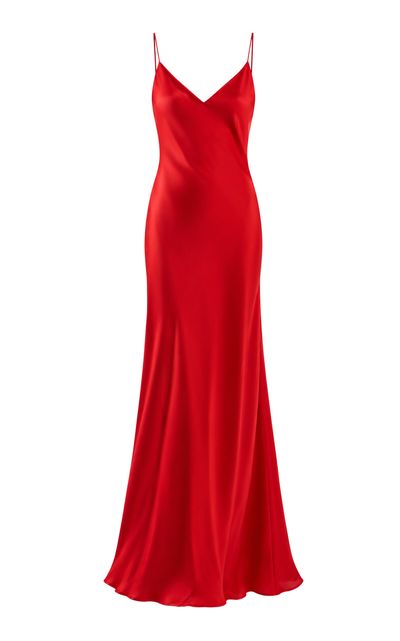 Kamperett Kamperett Exclusive Caroline Silk Maxi Slip Dress