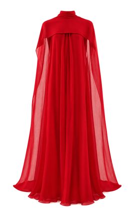 Kamperett Kamperett Exclusive Iris Silk Chiffon Gown