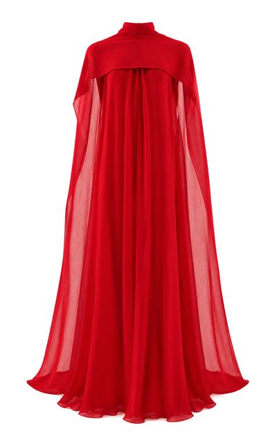 Kamperett Kamperett Exclusive Iris Silk Chiffon Gown