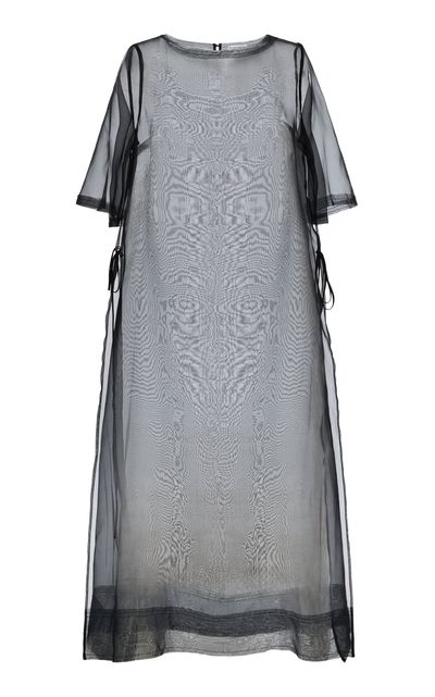 Kamperett Kamperett Exclusive Thea Organza Midi Sheath Dress