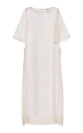Kamperett Kamperett Exclusive Thea Silk Organza Midi Dress