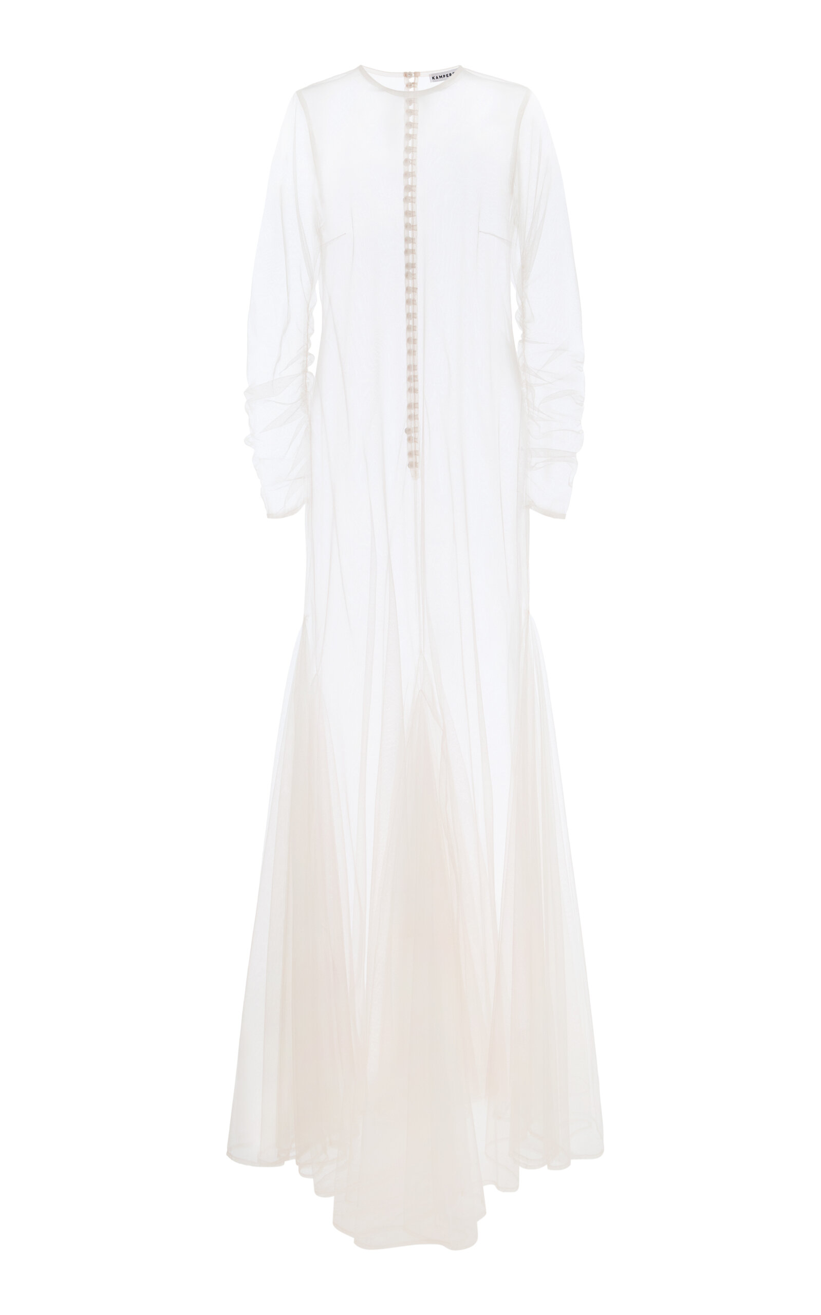 Kamperett Kamperett Violette Tulle Maxi Sheath Dress