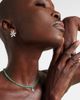 Kamyen Kamyen 18kt black gold choker with emeralds and diamonds - 2