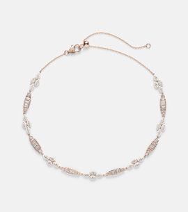 Kamyen Kamyen 18kt gold choker with diamonds