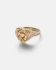 Kamyen Kamyen 18kt gold pinky ring with diamonds - 1
