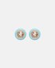 Kamyen Kamyen 18kt rose gold and enamel earrings with diamonds - 1