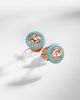 Kamyen Kamyen 18kt rose gold and enamel earrings with diamonds - 5