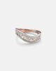 Kamyen Kamyen 18kt rose gold and enamel ring with diamonds - 1