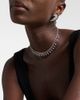 Kamyen Kamyen 18kt white gold and enamel choker with diamonds - 3