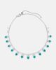 Kamyen Kamyen 18kt white gold and enamel choker with emeralds and diamonds - 1