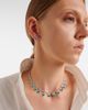 Kamyen Kamyen 18kt white gold and enamel choker with emeralds and diamonds - 3