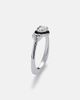 Kamyen Kamyen 18kt white gold and enamel pinky ring with diamonds - 4