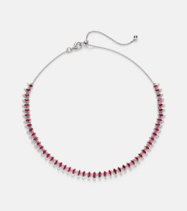Kamyen Kamyen 18kt white gold choker with rubies