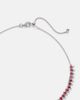 Kamyen Kamyen 18kt white gold choker with rubies - 6