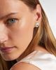 Kamyen Kamyen 18kt white gold earrings with diamonds and enamel - 3