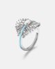 Kamyen Kamyen 18kt white gold pinky ring with diamonds - 4