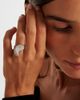 Kamyen Kamyen 18kt white gold ring with diamonds - 3