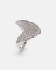 Kamyen Kamyen 18kt white gold ring with diamonds - 4