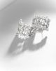 Kamyen Kamyen Art Deco 18kt white gold earrings with diamonds - 5