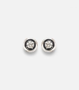 Kamyen Kamyen Calisto 18kt white gold earrings with diamonds