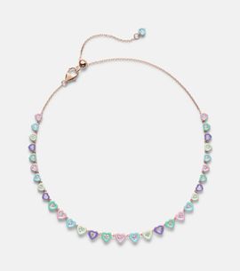 Kamyen Kamyen Candy Crush 18kt rose gold choker with diamonds