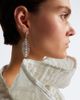 Kamyen Kamyen Candy Crush Feather 18kt white gold drop earrings with diamonds - 2