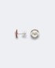 Kamyen Kamyen Candy Dots 18kt white gold and enamel earrings diamonds - 4