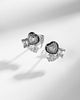 Kamyen Kamyen Cluster Heart 18kt white gold earrings with diamonds - 5